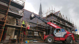 St Marys Lavey Chapel Renovation Scaffolding andler