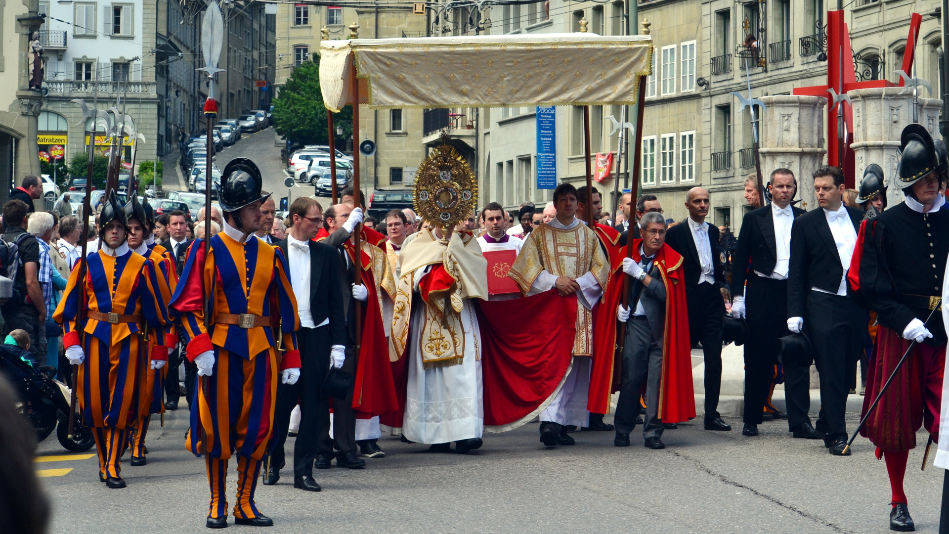 Corpus Christi procession in Freiburg